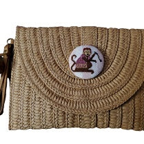 Button Cover - Monkey Smoking