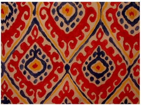 Ikat Quat/Red/Yellow/Blue