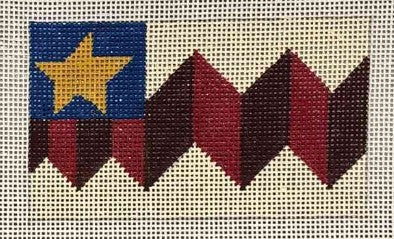 Little Flag w/Zig Zag Stripe