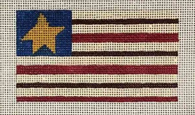 Little Flag w/Straight Stripe