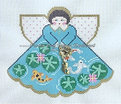 Koi Pond Angel w/Charms
