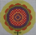 Yellow and Orange Dot Whirlygig