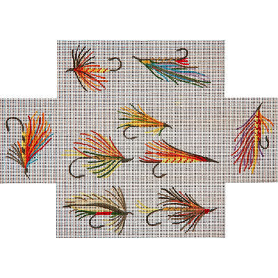 Fishing Flies Brick Cover