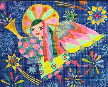Cheerful Angel w/Horn