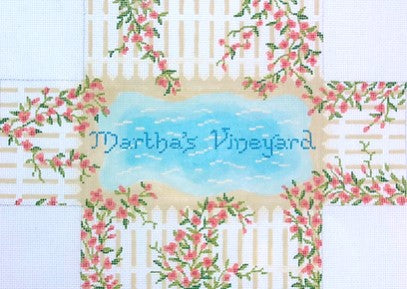 Rose Picket Fence and Beach Brick Cover 