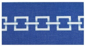 Square Link Insert Blue/White