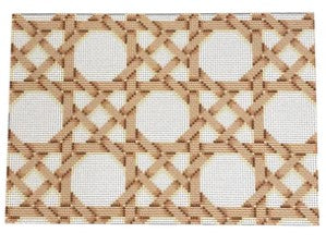Wicker Caning Pattern Clutch