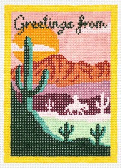 Greetings From..Way Out West Postcard