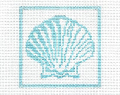 Shimmering Scallop Shell