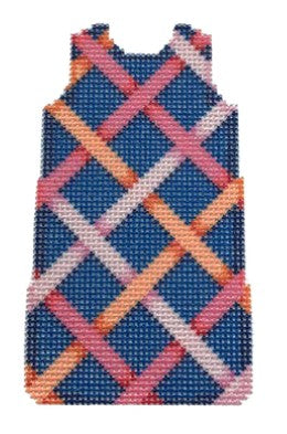 Woven Ribbon/Pink Mini Shift