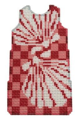 Shell Stencil Mini Shift/Pink