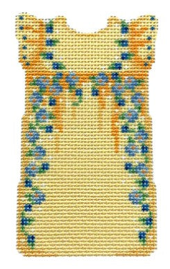 Yellow/Blue Mini Oaxaca Dress