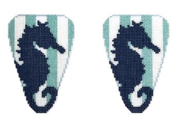 Seahorse Stencil Scissor Case
