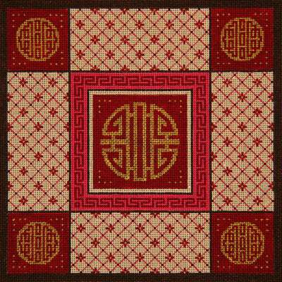 Coins w/Red Oriental Borders
