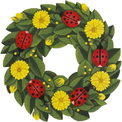Ladybug Wreath