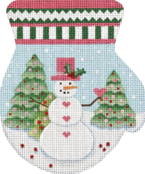 Snowman Mitten