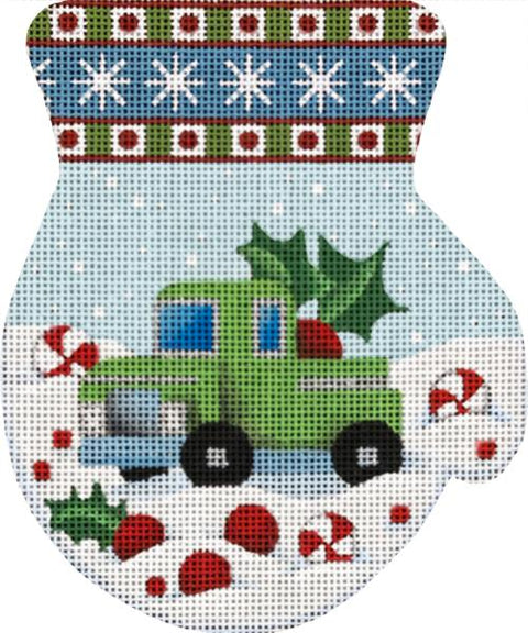 Toy Truck Mitten