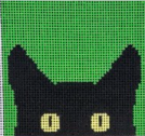 Warhol Cat - Green