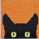 Warhol Cat - Orange