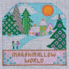 It's a Marshmallow World Ornament - 3 Houses