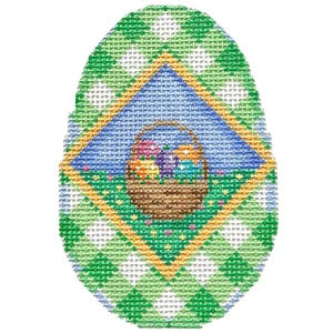 Easter Basket/Gingham Egg