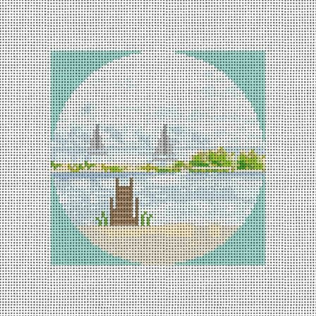 Sailboat Dock Ornament