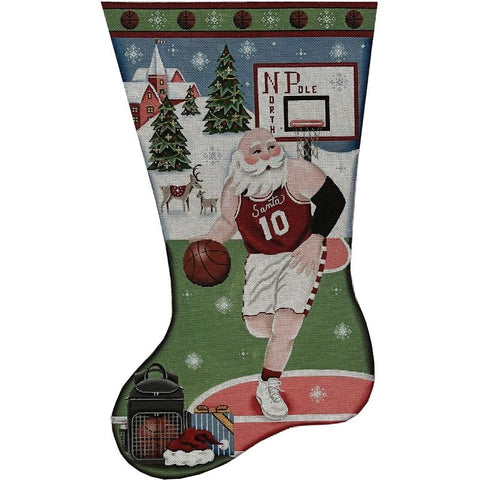 Basketball Santa Stocking - 13M