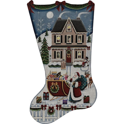 Santas Arrival Stocking - 13M