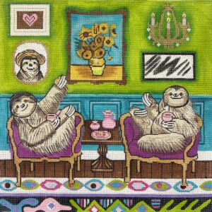 Sloth w/12 Sunflowers