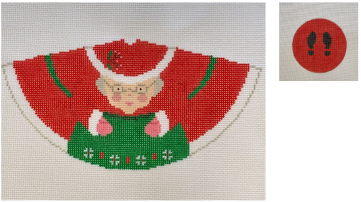 Mrs Claus - 3d cone w/Feet