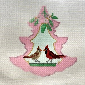 Pink Tree - Cardinal Pair
