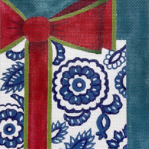 Present w/Blue Floral