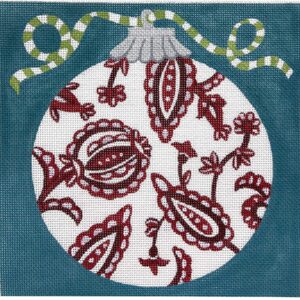 Ornament w/Red Floral