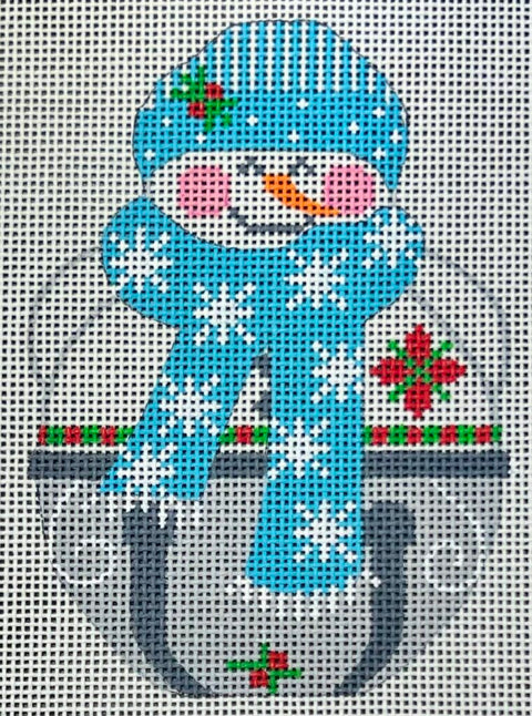Jingle Snowman - Blue Hat (Danji Designs)