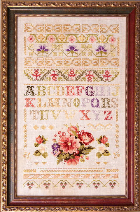 Floral Band Sampler (Samplers and Primitives)