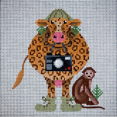 Leopard Cow on Safari (JP Needlepoint Designs)