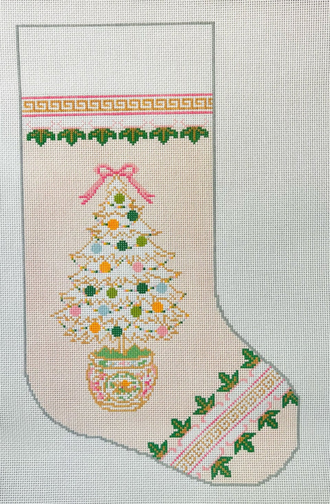 Rose Medallion Stocking (KCN Designers)