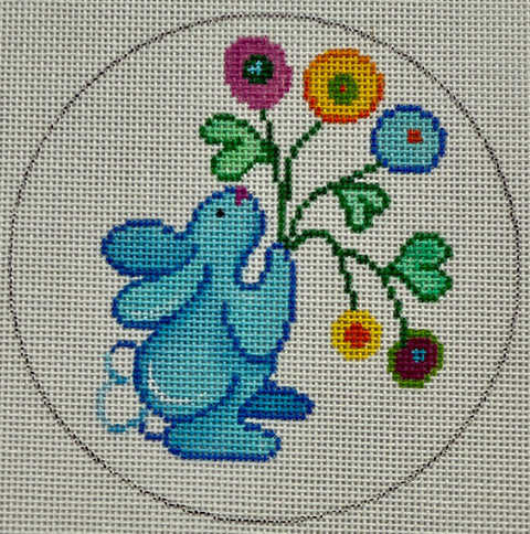 Ornament - Little Aqua Bunny (Patti Mann)