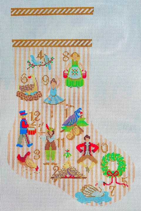 Twelve Days of Christmas Stocking (KCN Designers)