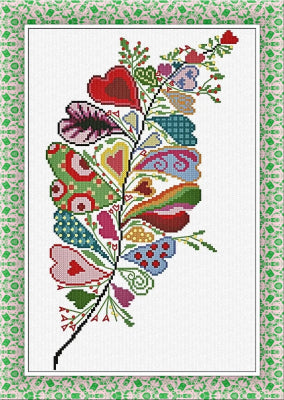 Feather of Love (Alessandra Adelaide Needleworks)
