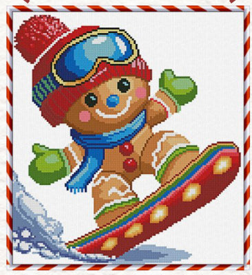 Gingerbread Baking Co - Skier (AAN)