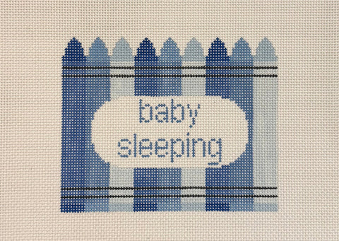 Baby Sleeping Crayons/Blue (Enriched Designs)