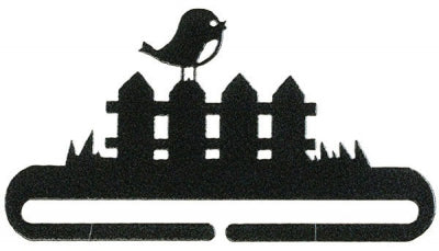 Songbird Split Bottom Bellpull - Charcoal 6" (Ackfeld)