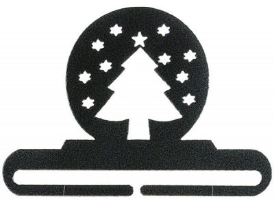Snow Globe Split Bottom Bellpull - Charcoal 6" (Ackfeld)