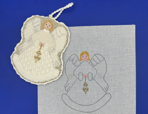 Angel w/Ornament (Patricia Sone)