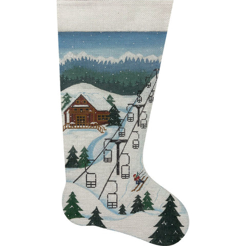 Ski Lodge Stocking