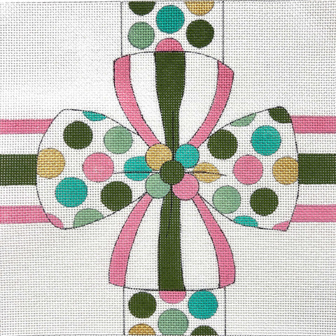 Pastel Polka Dot Bow (Alice Peterson)