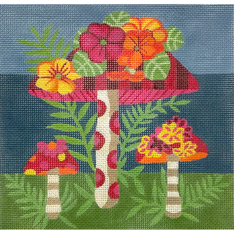 Floral Cap Mushrooms (Alice Peterson)