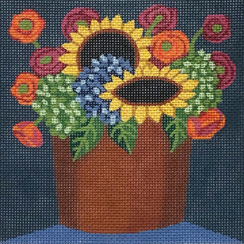 Terra Cotta Sunflowers (Alice Peterson)