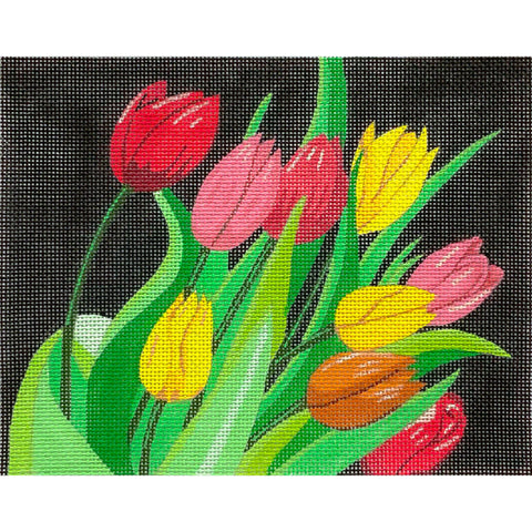 Tulips on Black (Alice Peterson)